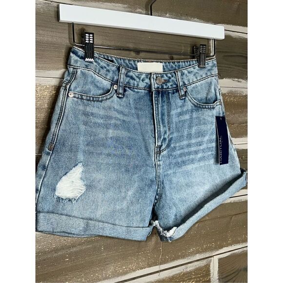 Habitual Kid NWT High waisted cut off shorts distressed Sz 12 - Picture 5 of 8